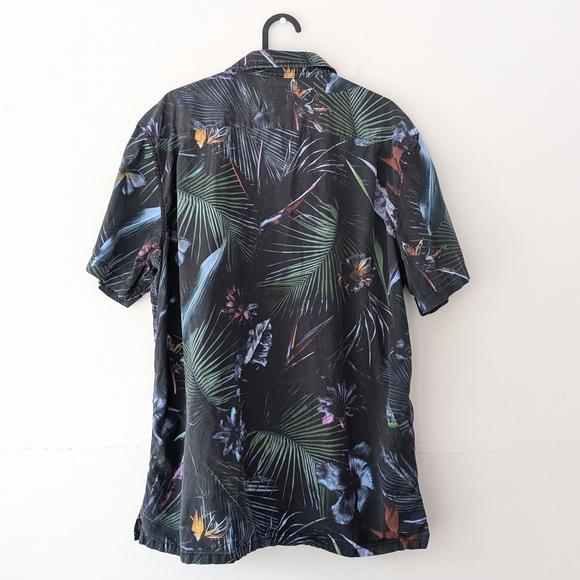 Vans Men's Shirt Sleeve Floral Shirt - 100% Cotton, Size L - Picture 5 of 7